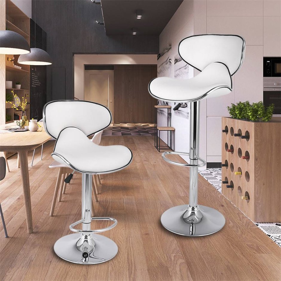 Комплект барных стульев Elis Vell White Base, 2 шт