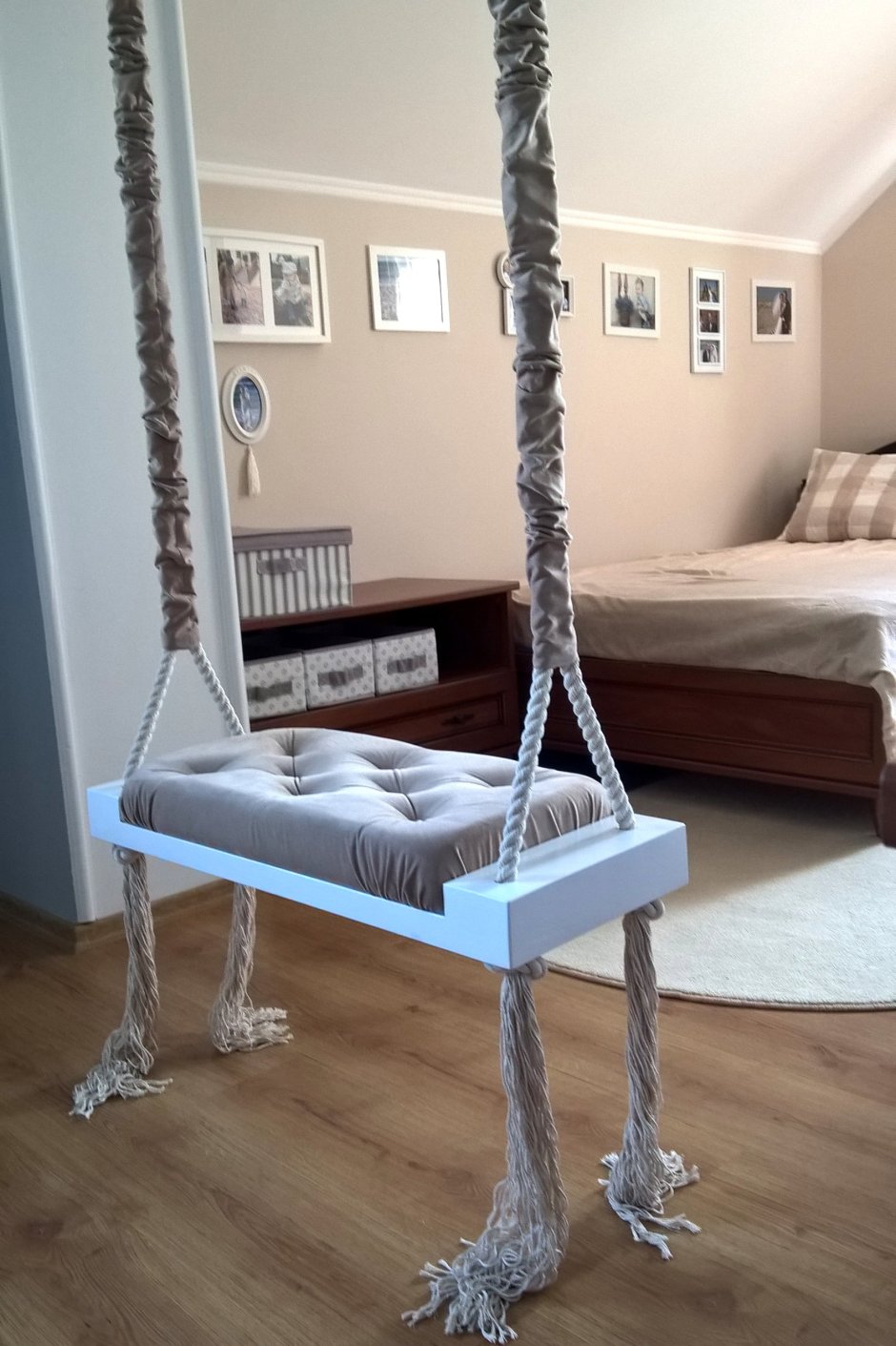 Качели на канате
