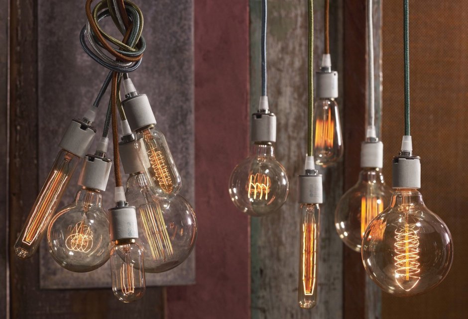 Светильники Loft Edison