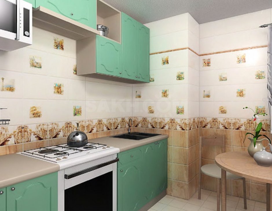 Отделка кухни панелями