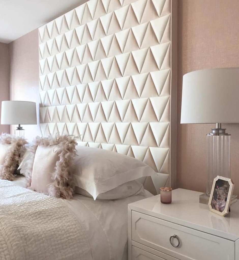 Мягкое изголовье на стену