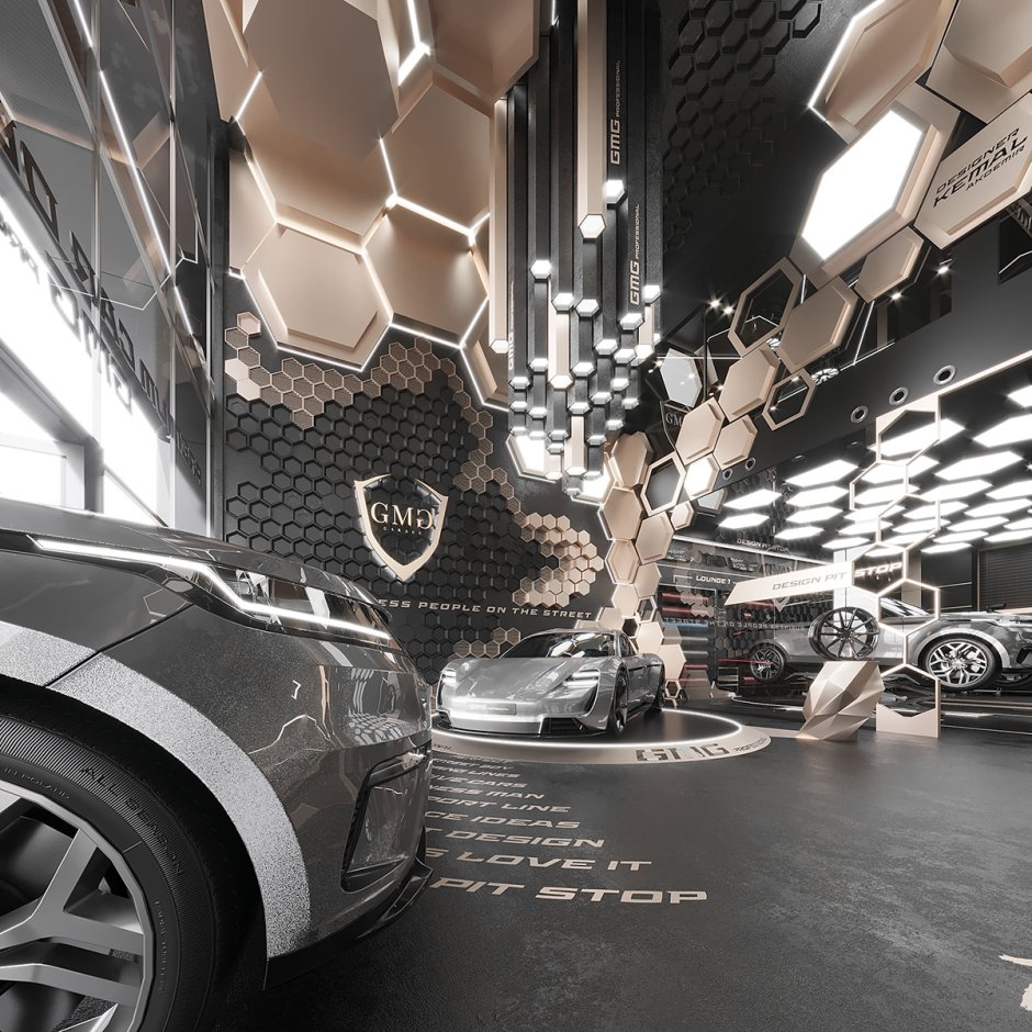 Garage Hexagon model