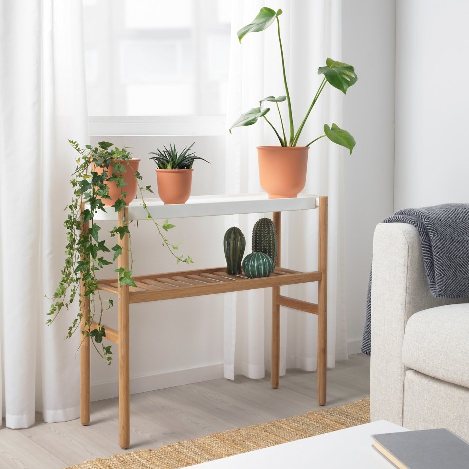 Ikea пьедестал для цветов САТСУМАС