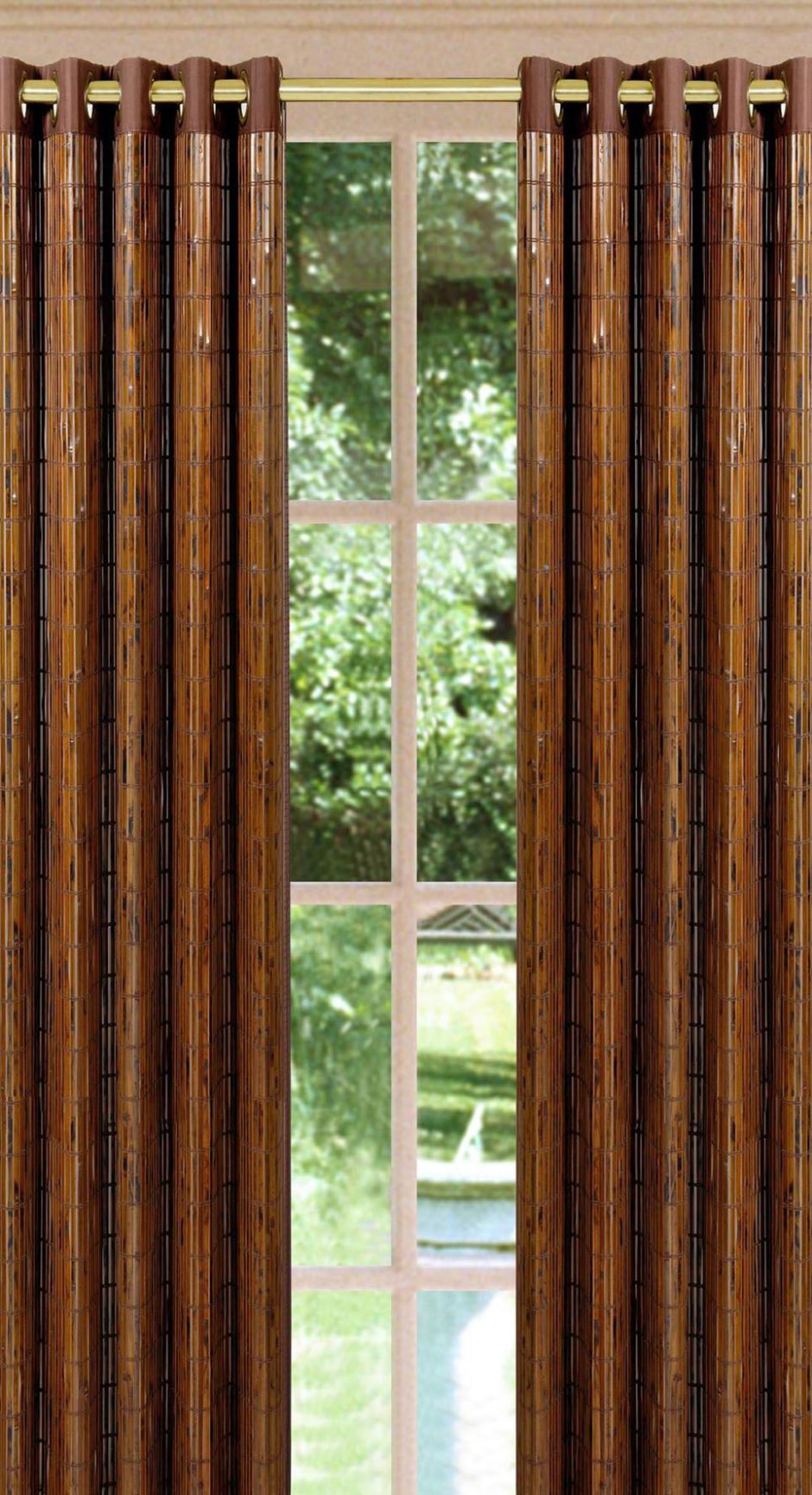 Дверные занавески из бамбука