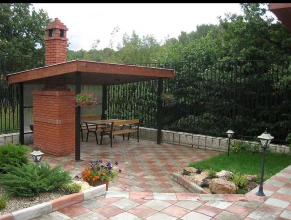 Беседки барбекю на участке