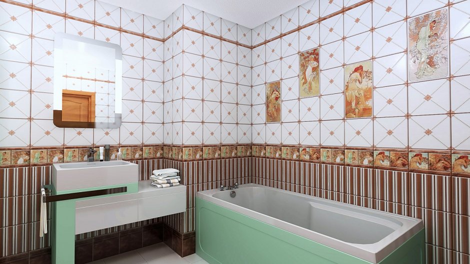 Влагостойкие стеновые панели для ванной