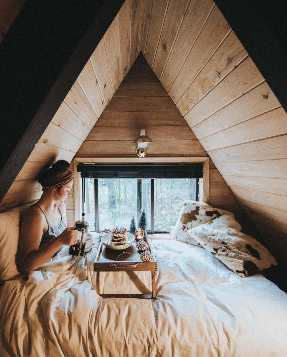 А-образный дом. A-frame. Дом шалаш.