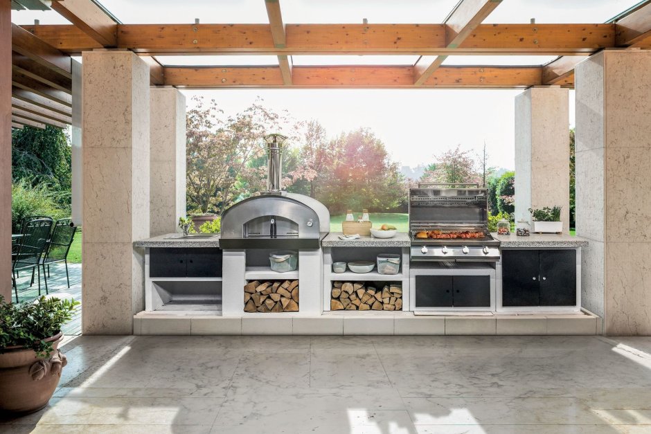 Summer Kitchen Oven Floorplan