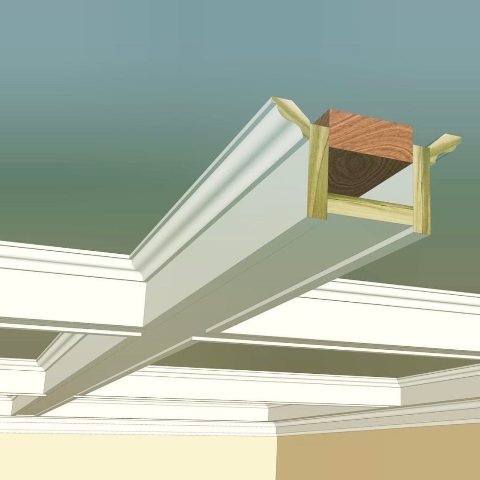 Карниз из полиуретана с391