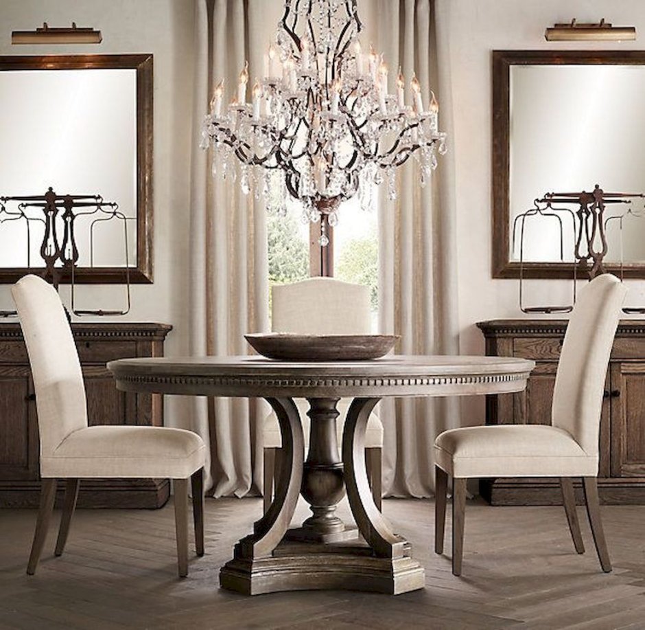 Обеденный стол Dining Table Melchior Round 113281 Eichholtz