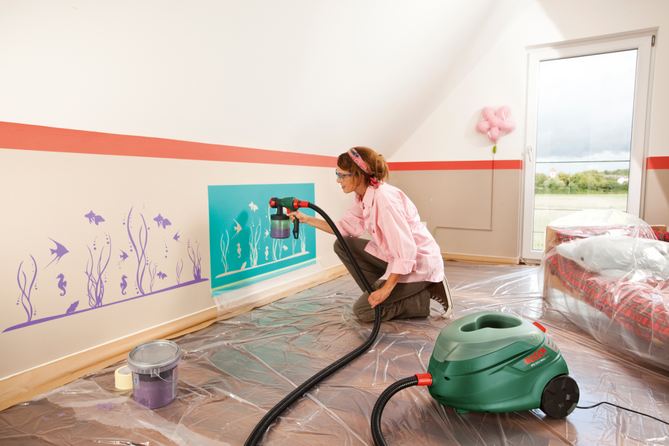 Сетевой краскопульт Bosch PFS 105 E Wallpaint