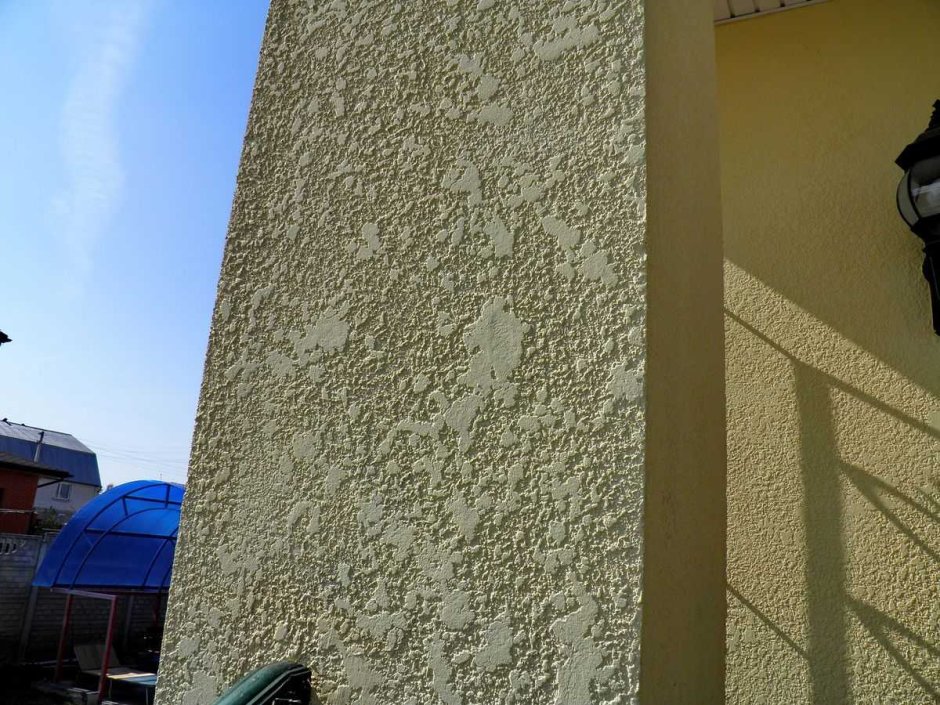 Декоративная фасадная штукатурка (Тип "короед").