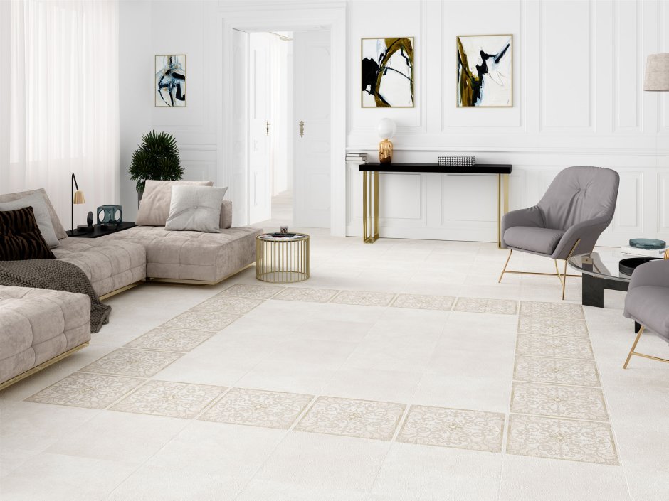 Плитка напольная Global Tile Glamelia светло-бежевый д1