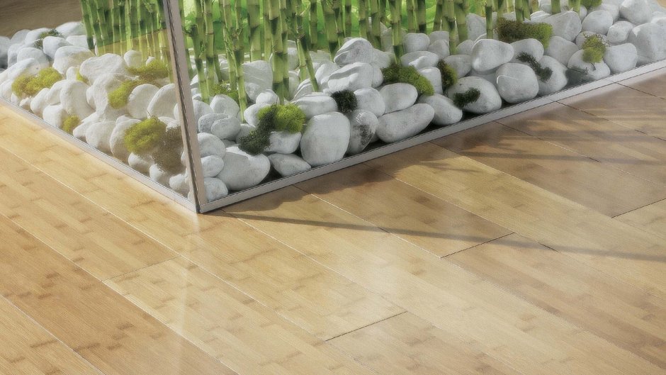 Бамбуковый паркет в интерьере