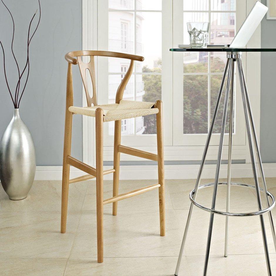Modern Wooden Bar Stool