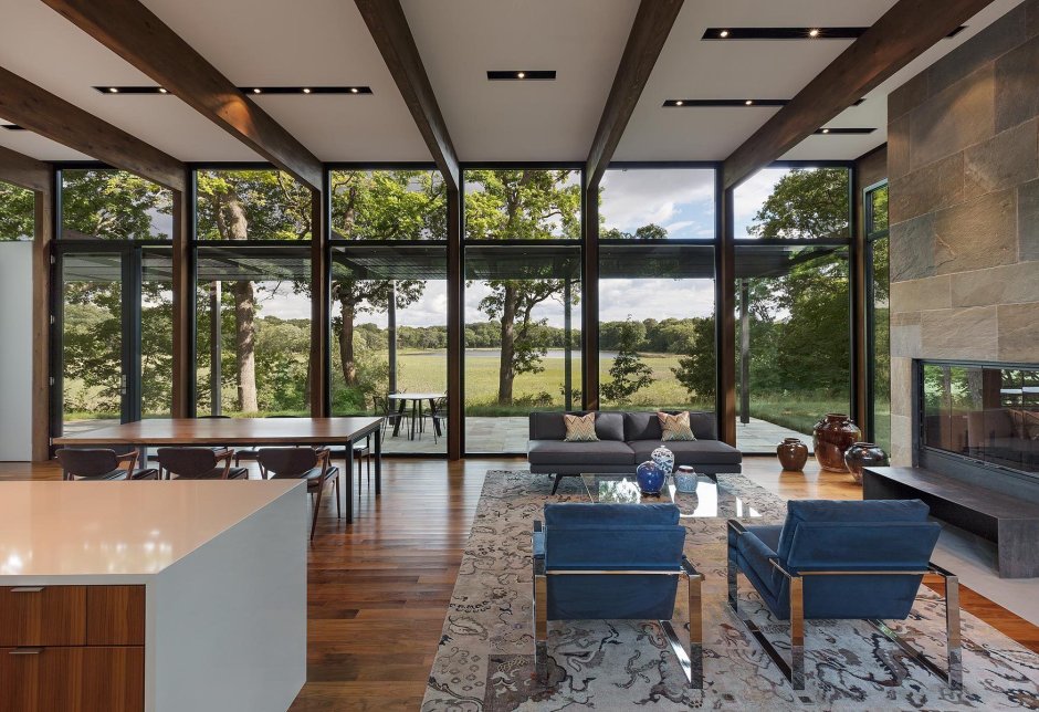 Modern and Woodland House