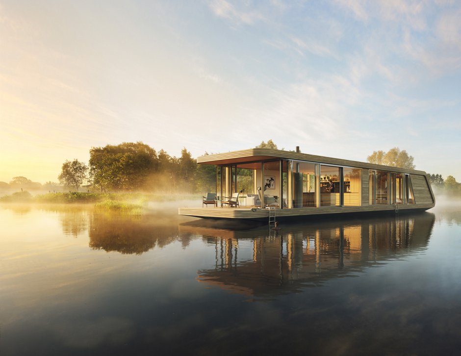 Плавучий дом Houseboat