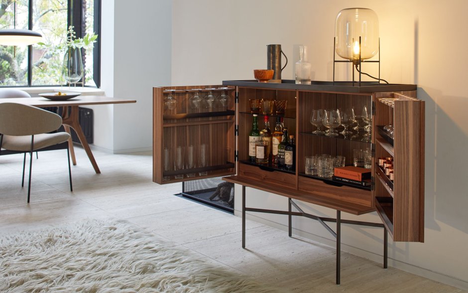 Minotti Superquadra барный шкаф
