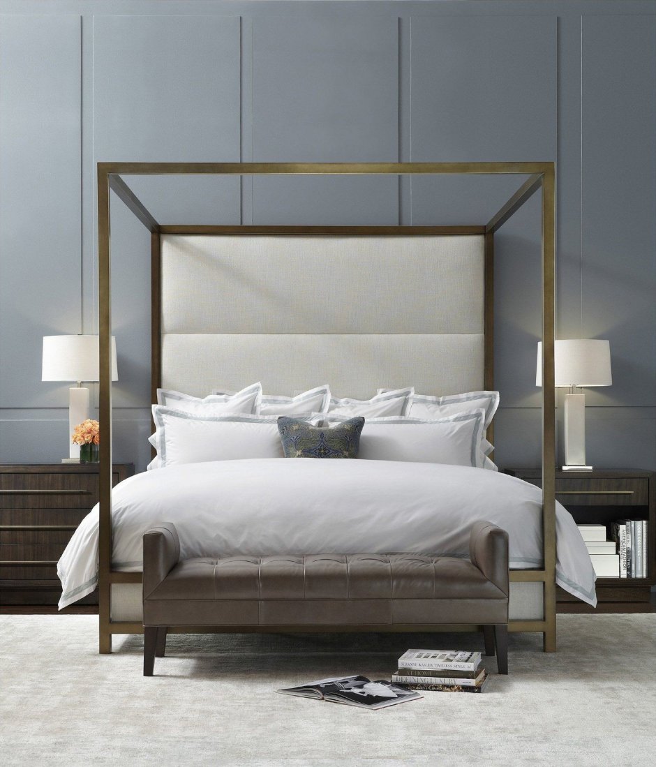 Кровать Jado Steel Style Gold Bed
