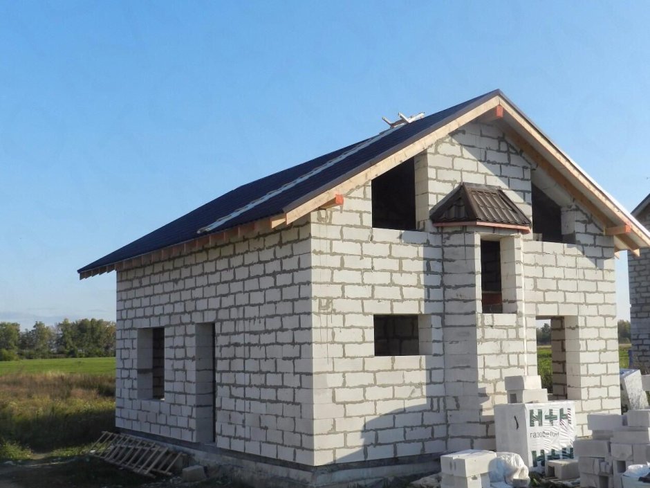 Газобетонные блоки дом