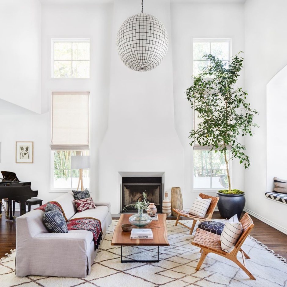 Гостиные в средиземноморском стиле elle decoration