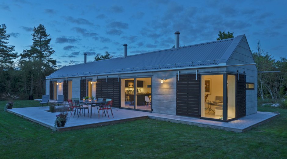 Дом-сарай в Голландии Barn House Eelderwolde