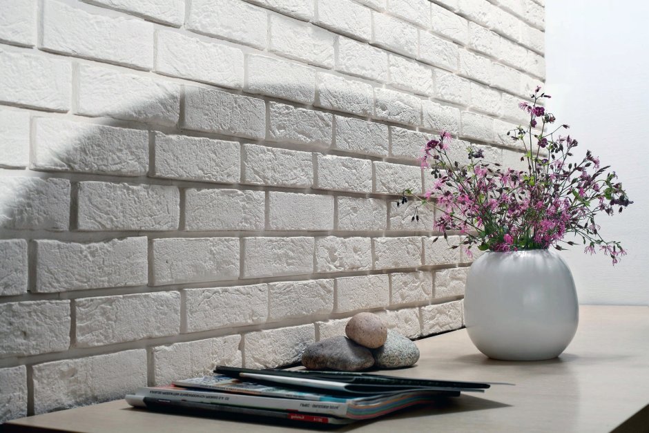 3d cамоклеющиеся панели "кирпич Оникс" (Brick Beige-White)