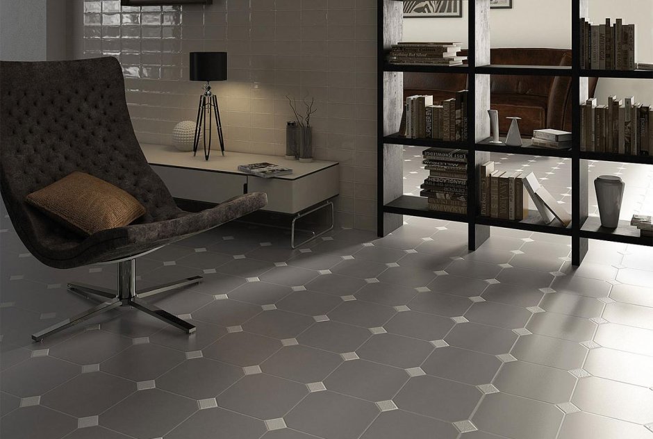 Плитка напольная equipe Octagon Gris Mate