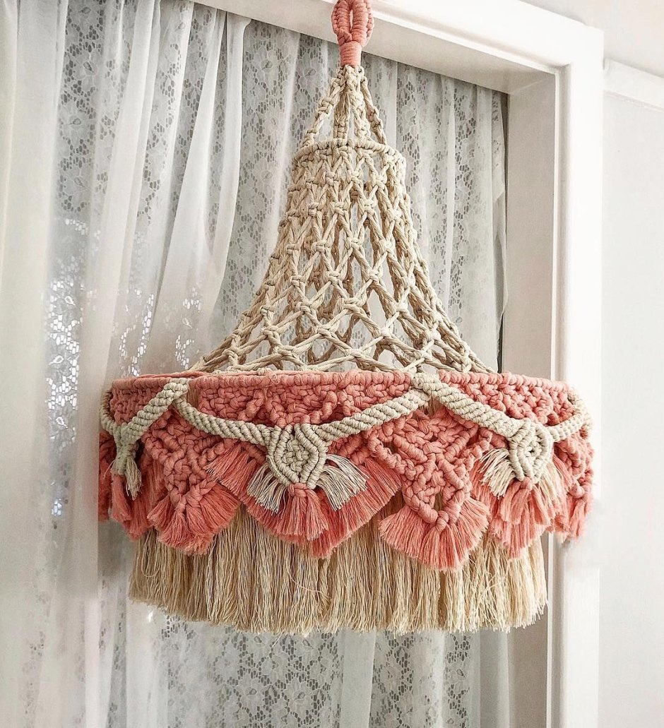 Абажур макраме