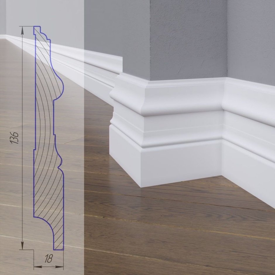 Плинтус madest Decor
