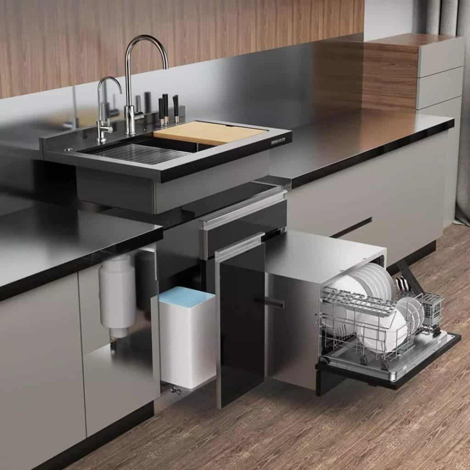 MENSARJOR Kitchen Modular integrated Sink