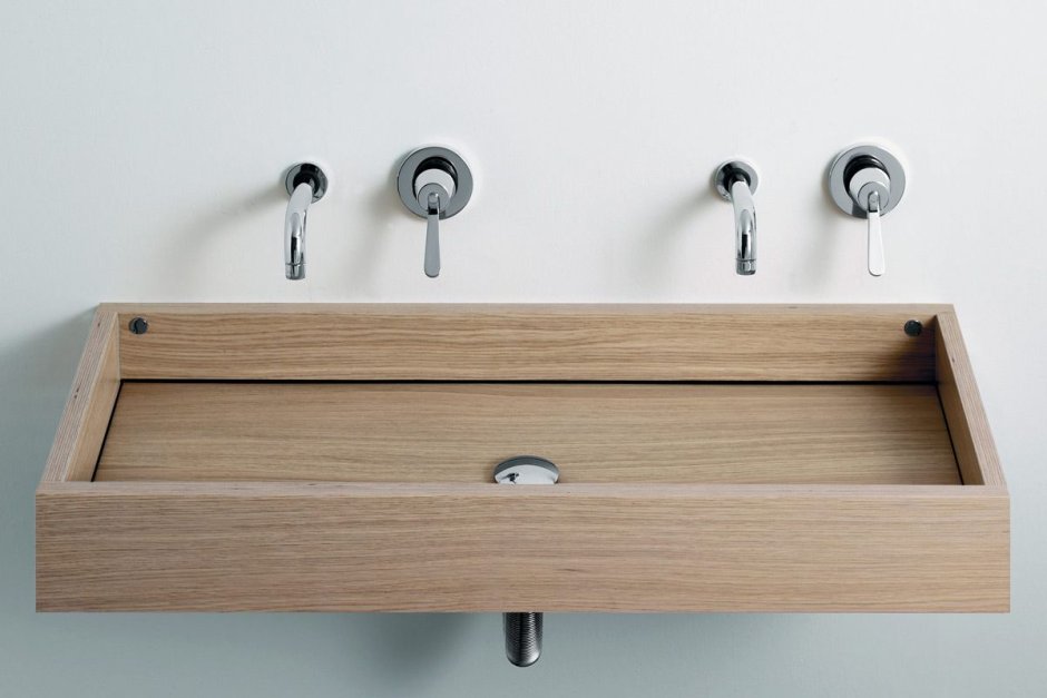Раковина 100 см Agape Woodline - cer760p