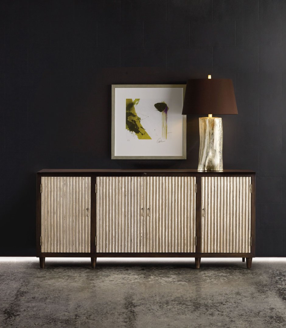 Тумба с рифлеными дверцами