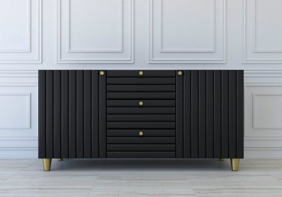 Комод черный