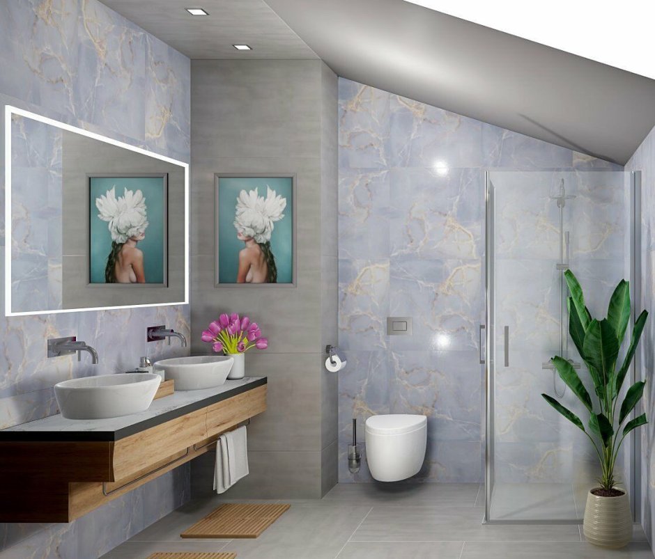 Керамогранит Creto Onyx Blue