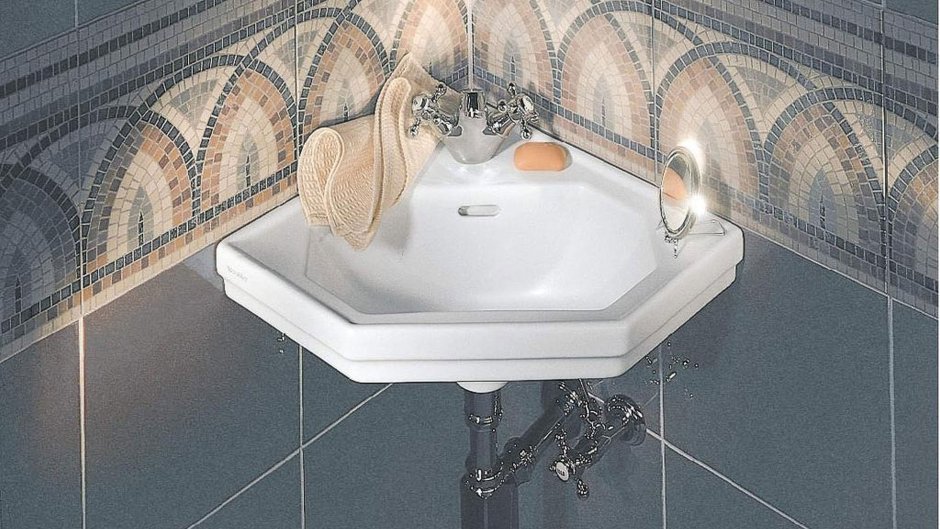 Угловая раковина Duravit 1930