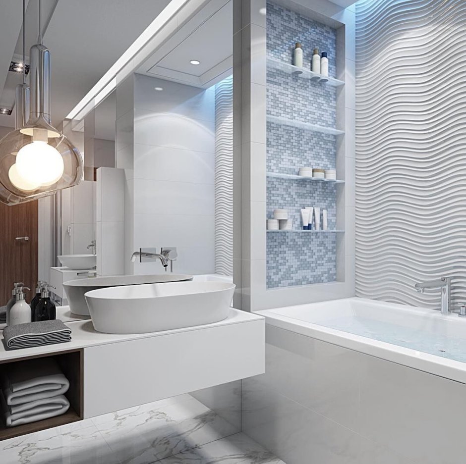 Дизайн будущей ванной комнаты небольшой