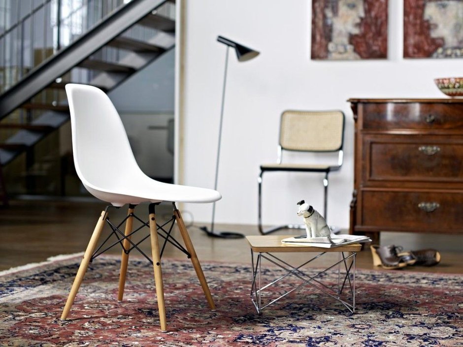 Ray Eames Style DSW стул под дерево