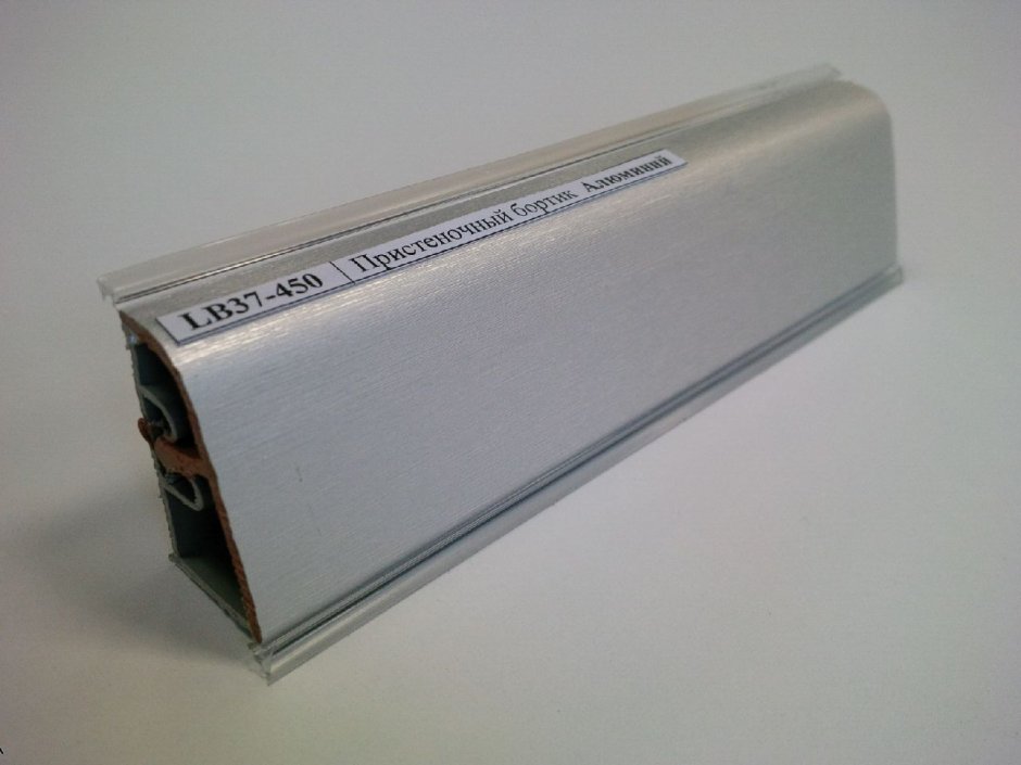 Плинтус для столешниц ПВХ SALAG lp1 37 мм 3 м алюминий 0r