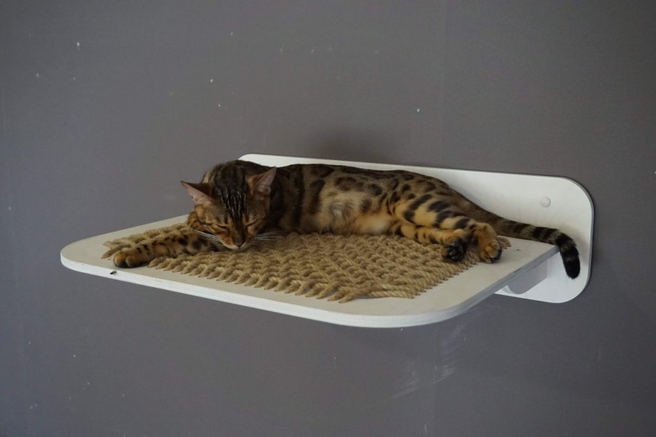 Плетеный гамак для кошки