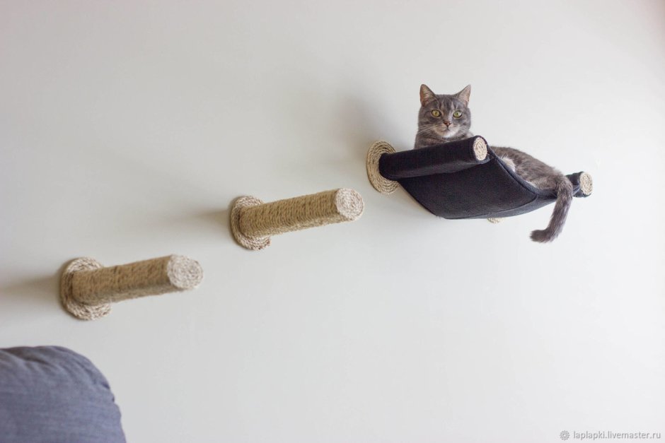 Гамак для кота на стену