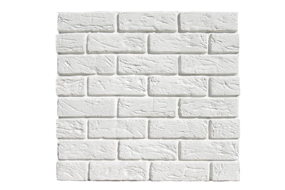 Панель ПВХ (250*8*2700) кирпич белый unique