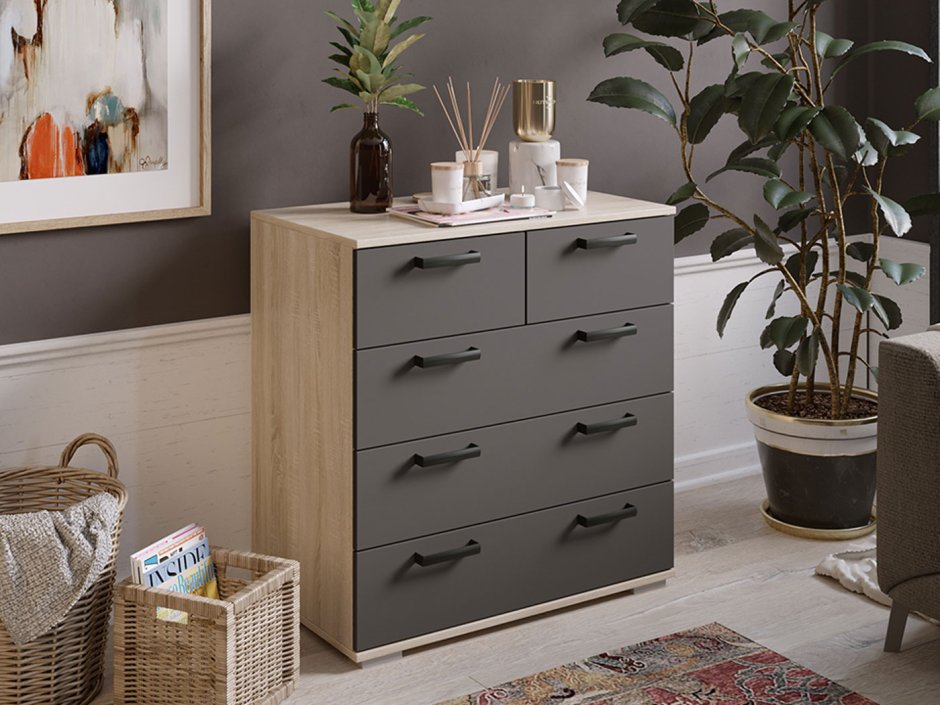 Комод диамонд дуб сонома