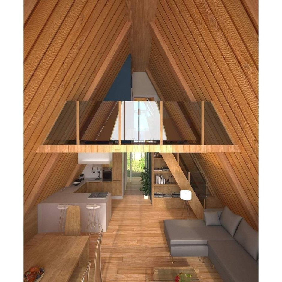 Дом шалаш а frame House.