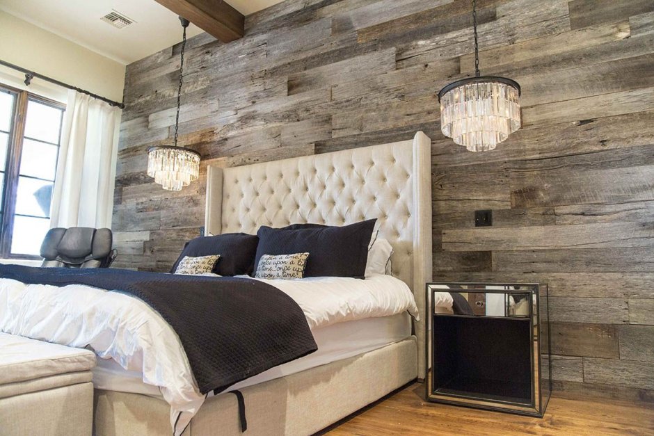 Rustic Wood Decor спальня