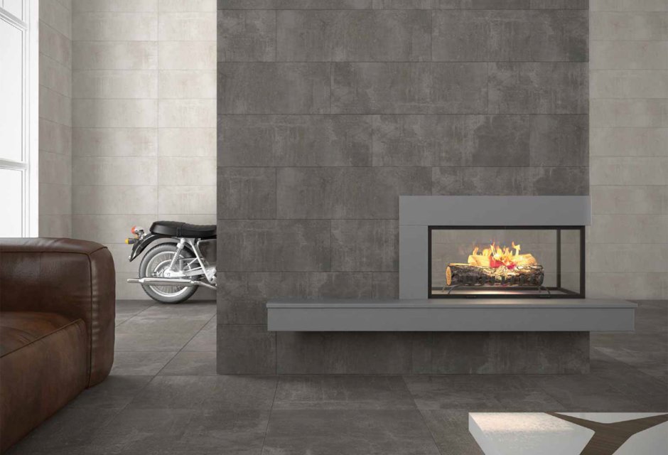Настенная плитка Serra beton Grey 30x90