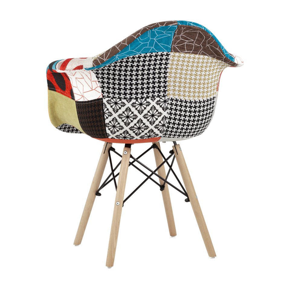 Кресло Eames DSW пэчворк
