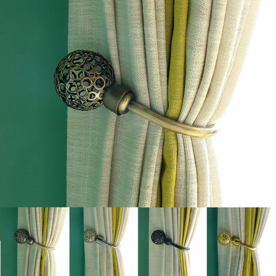 Металлический держатель для штор «Curtain attraction Appliance»