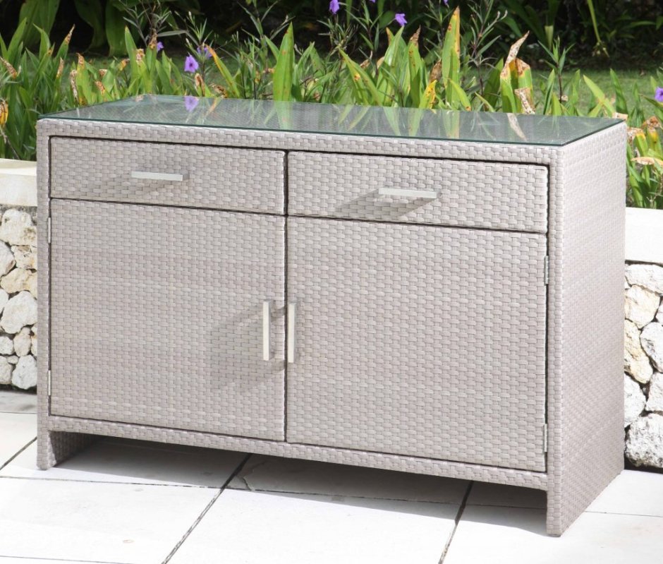 Тумба под ротанг (Rattan Style Base Utility Shed)
