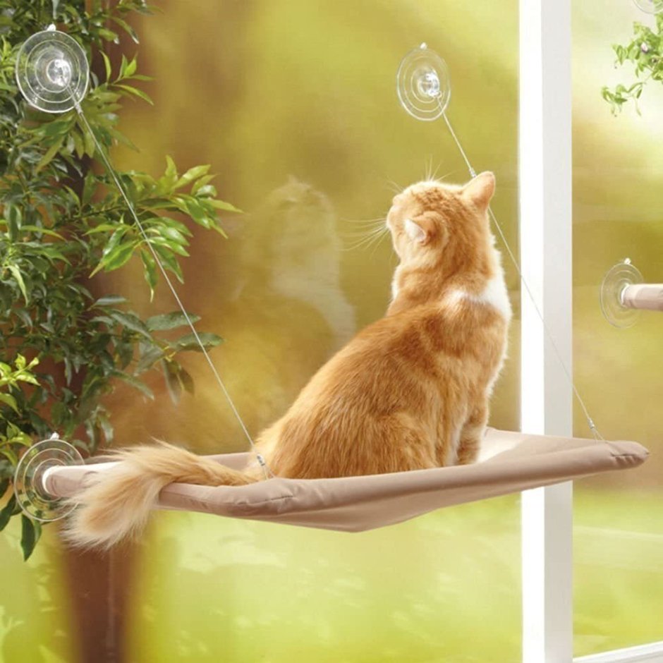 Лежанка подвесная для кошек Sunny Seat Window Mounted Cat Bed